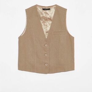 Deluc Taylor linen blend waistcoat, size small.